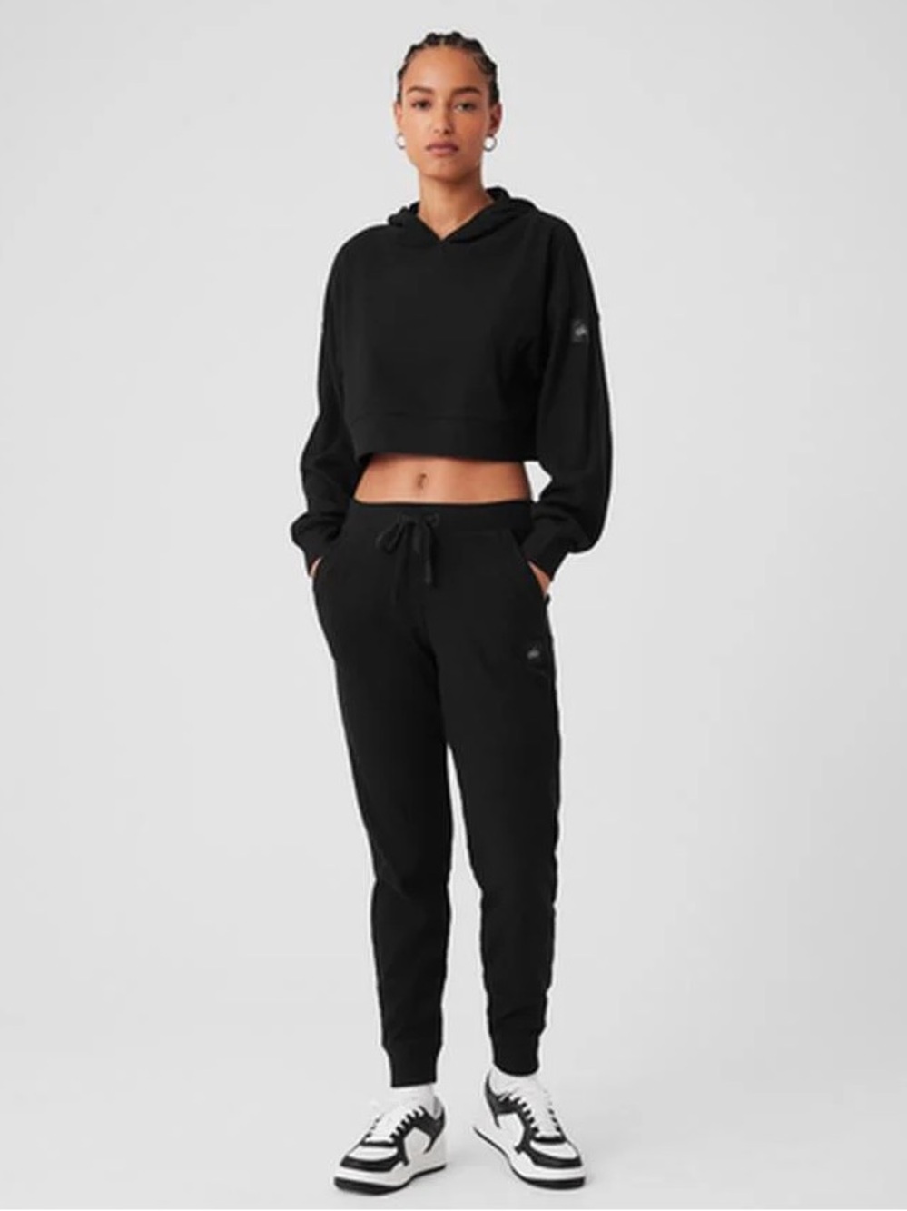 ALO Muse Hoodie & Pants Set - Black